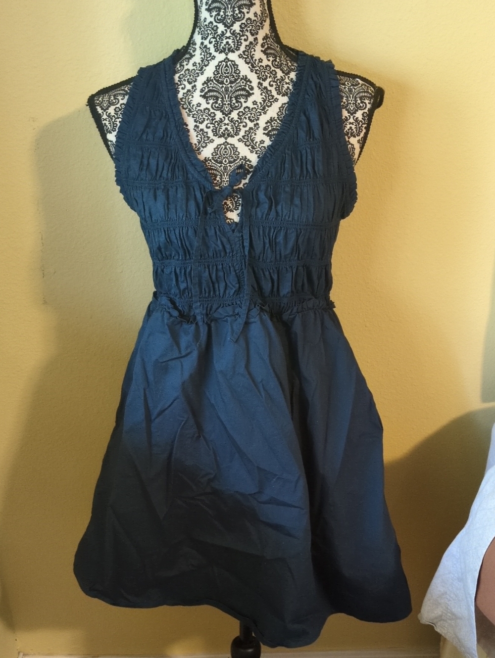 Sleeveless Smocked Waist Dress